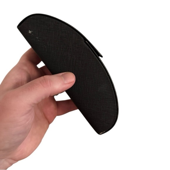 Prada SPR19S Black Square Sunglasses Rimless Gradient Lenses with Case - Picture 6 of 6